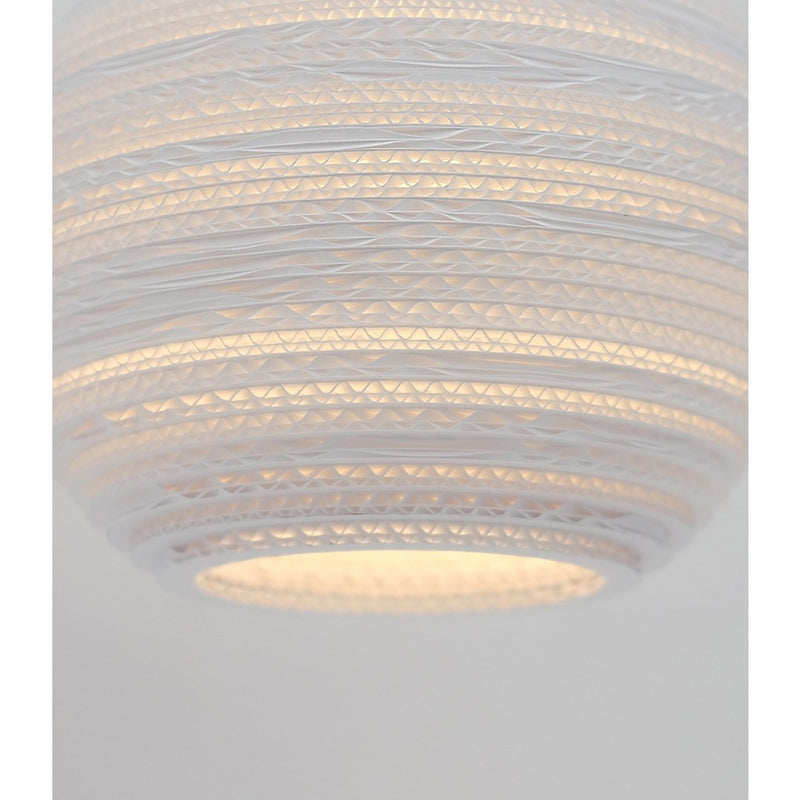 Graypants Scraplight Moon 18 Pendant Light | White 18.0" Diameter GP-1163-UL