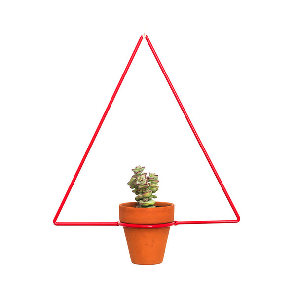 NewMade LA Triangle Hanging Planter | Red- PLH02