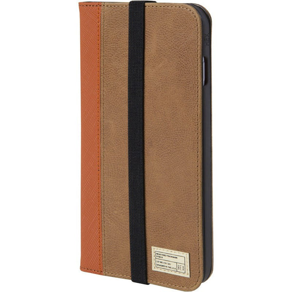 Hex Icon Wallet for iPhone 6 Plus | Brown Leather