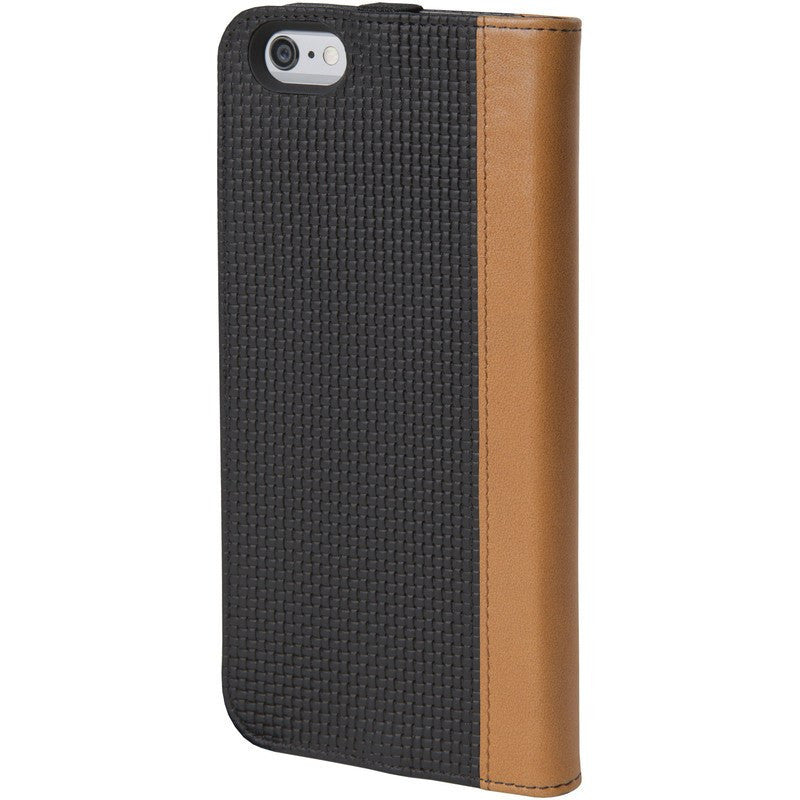 Hex Icon Wallet for iPhone 6 Plus | Black Woven Leather