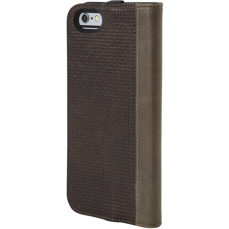 Hex Icon Wallet for iPhone 6 | Brown Woven