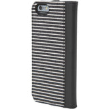 Hex Convoy Icon Wallet for iPhone 6 | Black Striped Canvas