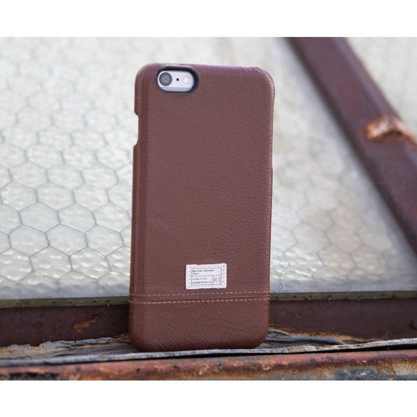 Hex Focus Case for iPhone 6+ | Dark Brown Leather