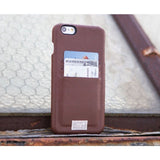 Hex Solo Wallet for iPhone 6 | Dark Brown