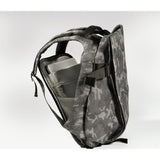 Cote et Ciel Isar Medium Eco Yarn Backpack | Stone Grey Crypsis
