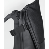 Cote et Ciel Isar Medium Veneer Neoprene Backpack | Onyx Black 28442