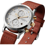 Triwa Ivory Lansen Chrono Watch | Brown Classic LCST106-CL010212