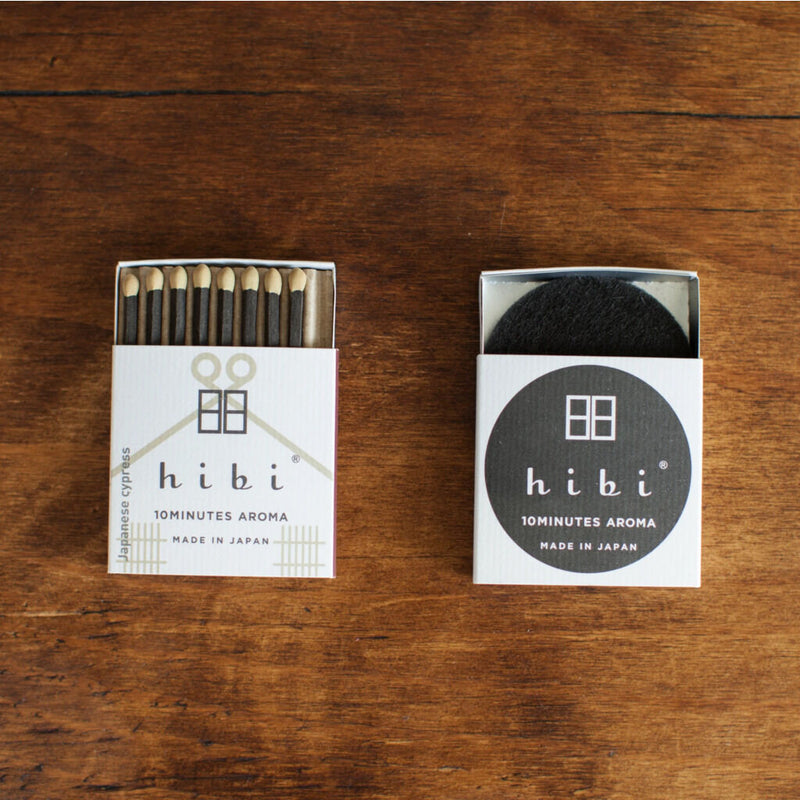 Hibi Box of 8 Incense Matches | Japanese Cypress