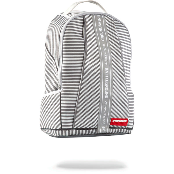 Sprayground Japan Stripe Backpack | White Knit DLX