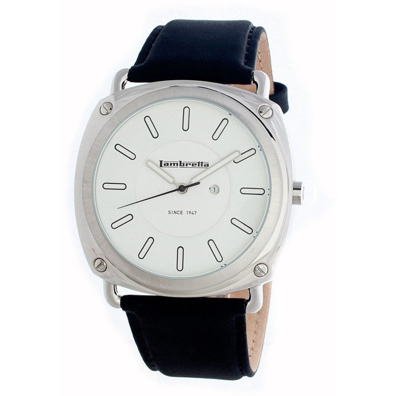 Lambretta Brunori Watch | Leather White 2092WHI