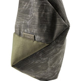 Cote&Ciel Kalix Large Granite Canvas Tote Bag | Galena/Olive Green 28325