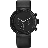 Projects Watches Kiura Chronograph Watch | Black / Leather Band 5160B BL-40