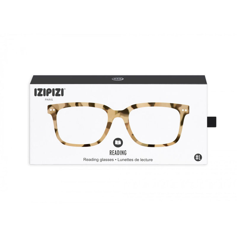 Izipizi Reading Glasses L-Frame | Light Tortoise