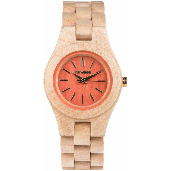 WeWood Laetus Maple Wood Watch | Peach