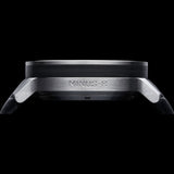 Minus-8 Layer Black/Silver Automatic Watch | Leather
