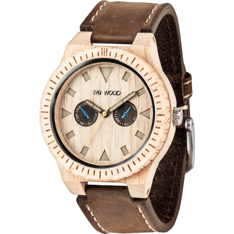 WeWood Leo Beige Wood Watch | Maple/Leather