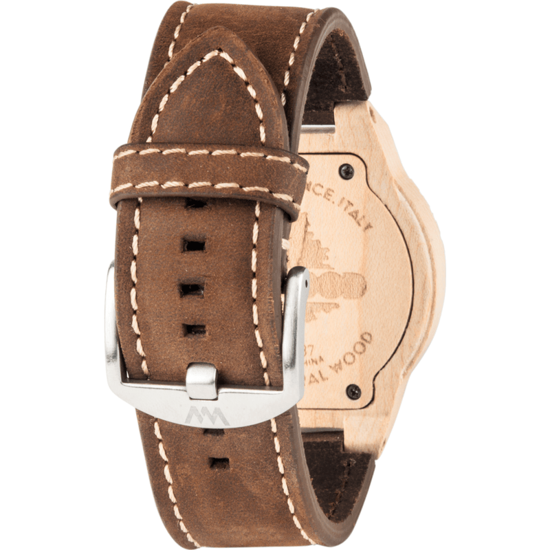 WeWood Leo Beige Wood Watch | Maple/Leather