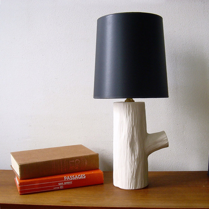 Michiko Shimada Log Lamp with Shade | White/Black-LLS032