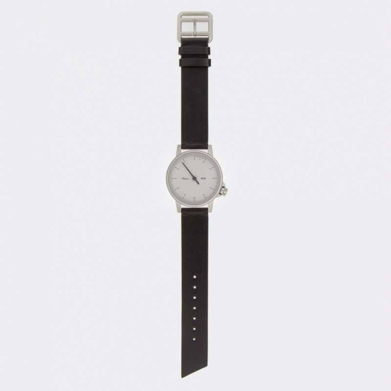 Miansai M24 White Watch | Black Leather
