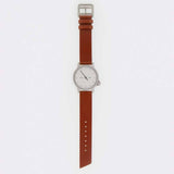 Miansai M24 White Watch | Brown Leather 107-0004-002