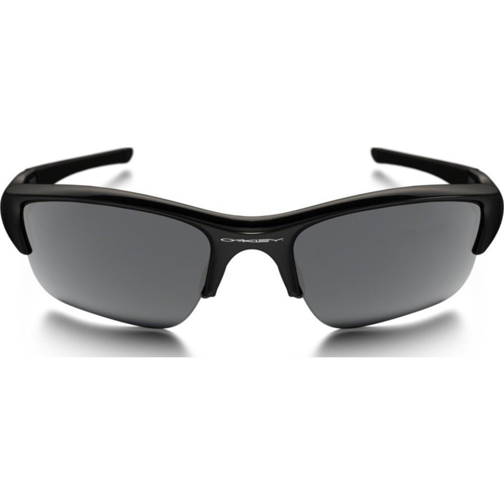 Oakley Sport Flak Jacket XLJ Jet Black Sunglasses Black Iridium 03
