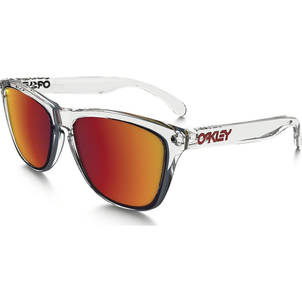 Oakley Lifestyle Frogskins Clear Sunglasses Torch Iridium OO9013