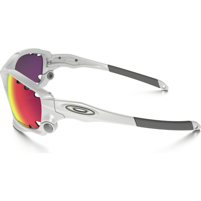 Oakley Sport Racing Jacket Polished White Sunglasses | Prizm Road OO9171-32 62 mm