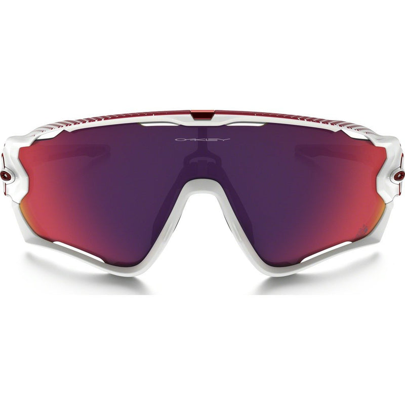Oakley Sport Jawbreaker Polished White Sunglasses | Prizm Road TdeF OO9290-18