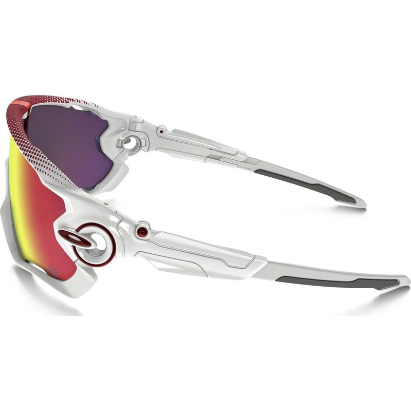 Oakley Sport Jawbreaker Polished White Sunglasses | Prizm Road TdeF OO9290-18