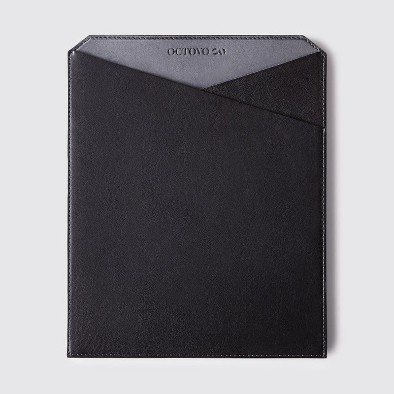 Octovo Leather iPad 2 Sleeve | Black