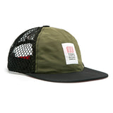 Topo Designs Nylon Mesh Back Hat | Olive/Black