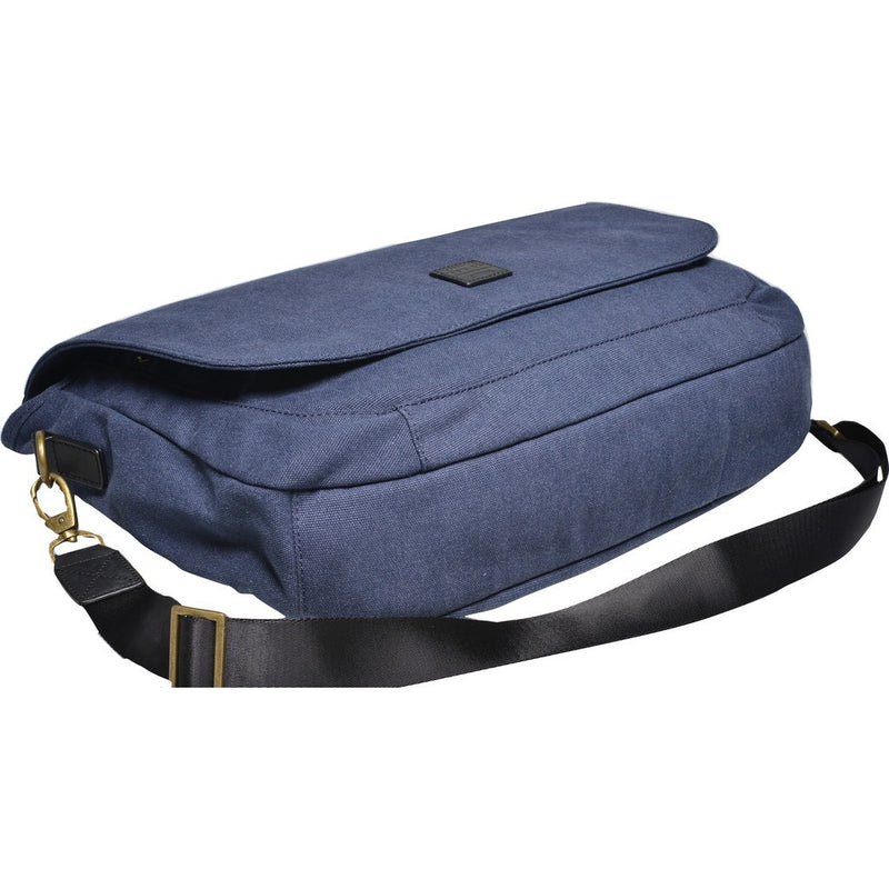 Souve Bag Co Canvas Messenger Bag - Blue