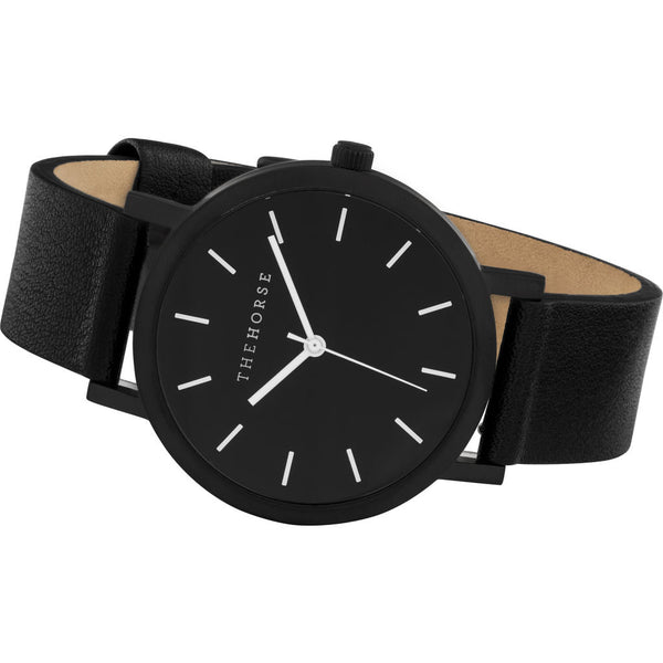 The Horse Mini Original Matte Black Watch | Black/Black MA6