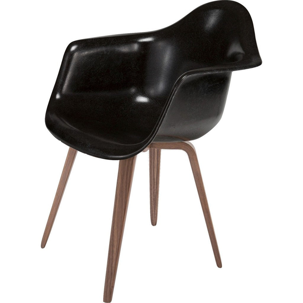 Modernica Case Study Spyder Base Arm Shell Chair Walnut/Black – Sportique