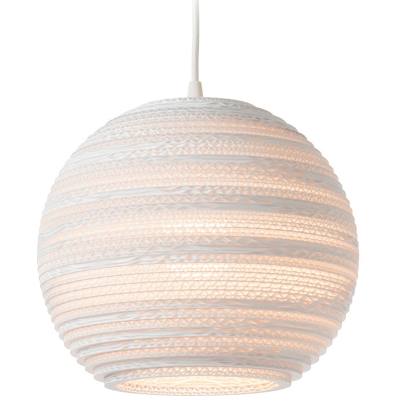 Graypants Scraplight Moon 10 Pendant Light | White