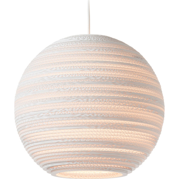 Graypants Scraplight Moon 14 Pendant Light | White