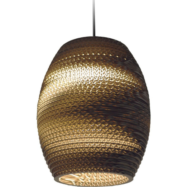 Graypants Scraplight Oliv Pendant Light | Natural 7.5" Diameter GP-171-UL