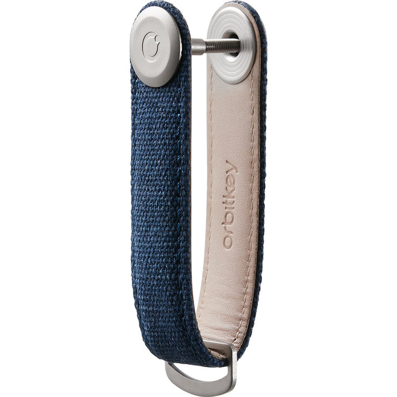 Orbitkey 2.0 Canvas Keychain | Navy