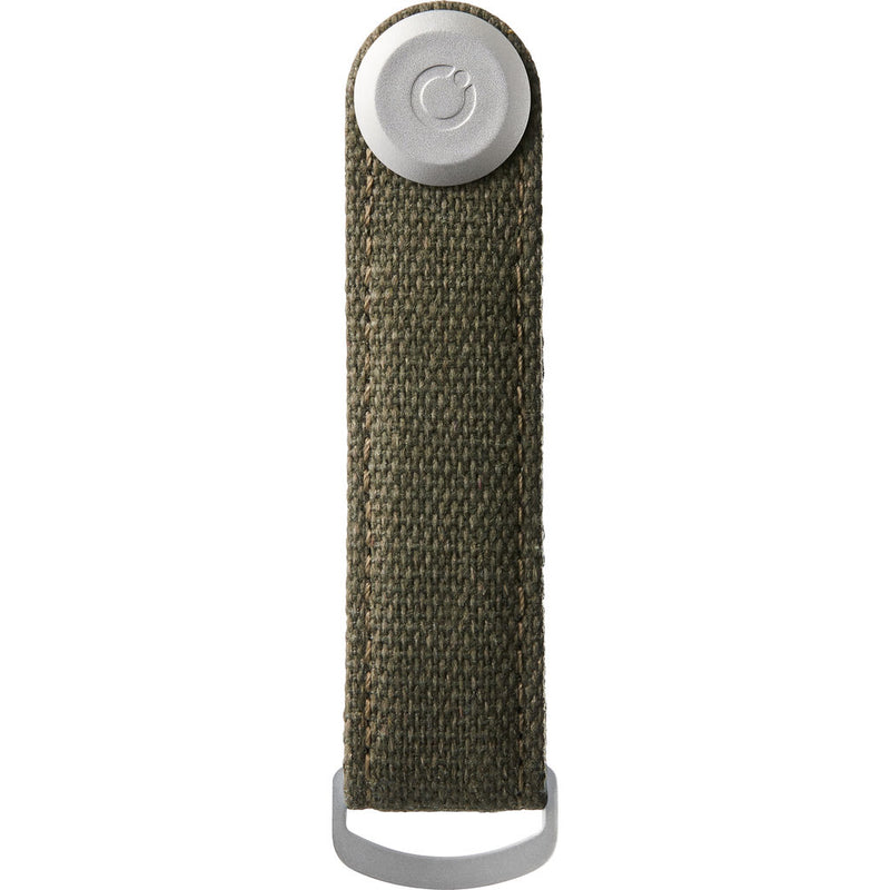 Orbitkey 2.0 Canvas Keychain | Olive