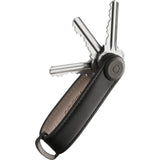 Orbitkey 2.0 Leather Keychain | Black