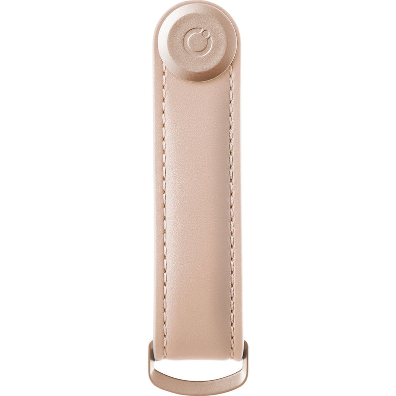 Orbitkey Rose Gold Leather Keychain | Blush LTHO-2-BHBHRG