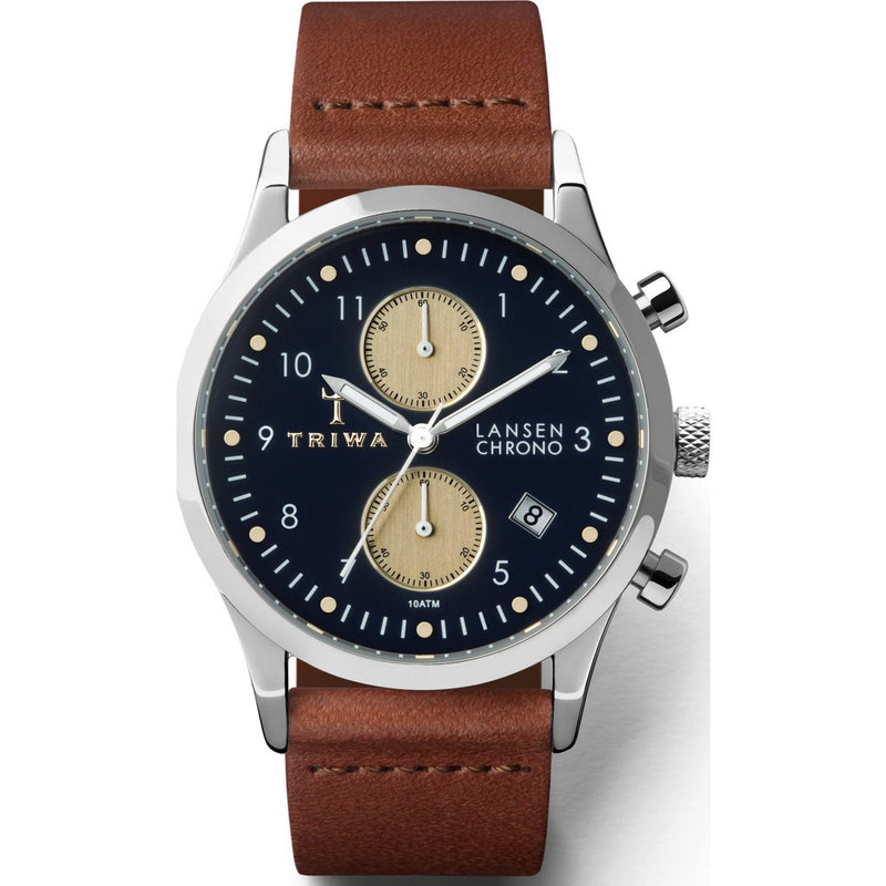 Triwa Pacific Lansen Chrono Watch | Brown Classic LCST117-CL010212