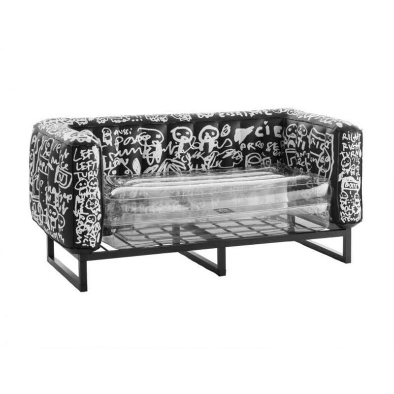 Mojow NEP Limited Edition Living Room & Garden Inflatable Sofa | Black Aluminum Frame