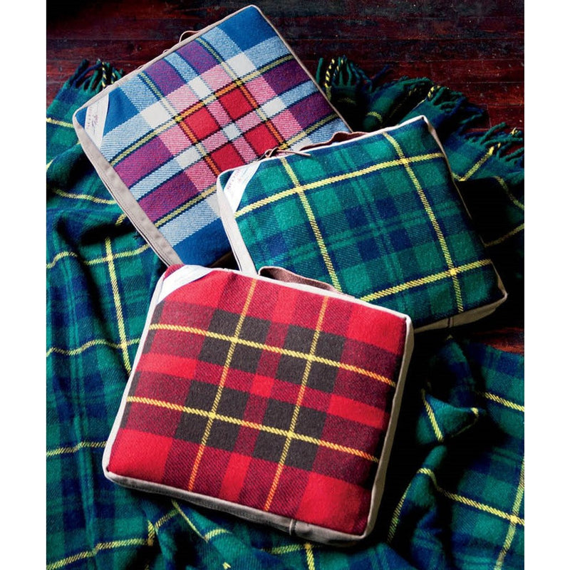 Faribault Pak-a-Robe Plaid Packable Wool Throw | Nokomis Red 17252 50x60