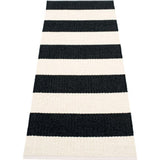 Pappelina Bob Woven Plastic Washable Rug With Double Folded Hemmed Edge 