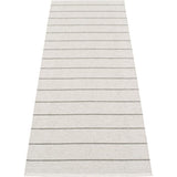 Pappelina Carl Woven Plastic Washable Rug With Double Folded Hemmed Edge