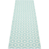 Pappelina Honey Woven Plastic Washable Rug With Double Folded Hemmed Edge