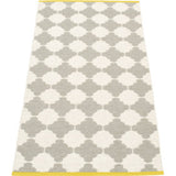 Pappelina Marre Woven Plastic Washable Rug With Double Folded Hemmed Edge 