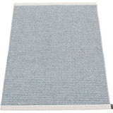 Pappelina Mono Woven Plastic Washable Rug With Double Folded Hemmed Edge  