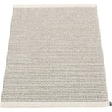 Pappelina Mono Woven Plastic Washable Rug With Double Folded Hemmed Edge  